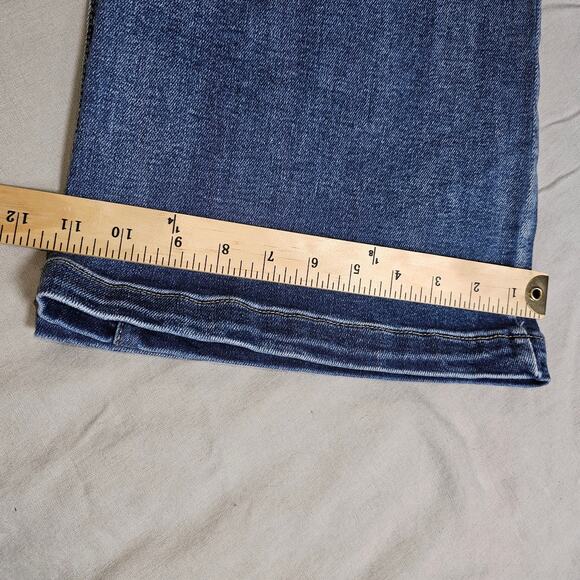NWT Kancan High Rise, Wide Leg,  Medium Wash, Stretchy Jean 13/30 - Picture 11 of 12